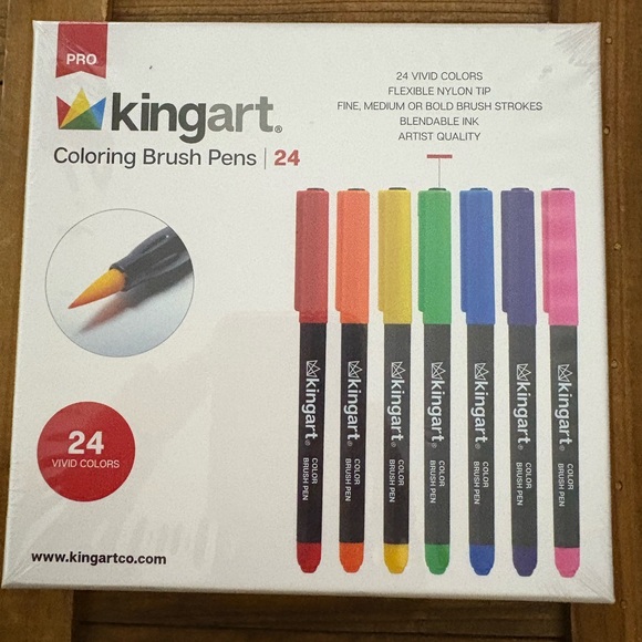 Other - Kingart coloring Brush Pens
